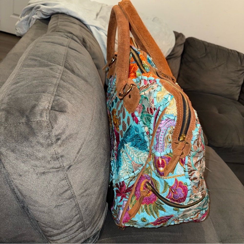 Free People Marrakesh Patched Weekender bag - Picture 7 of 16